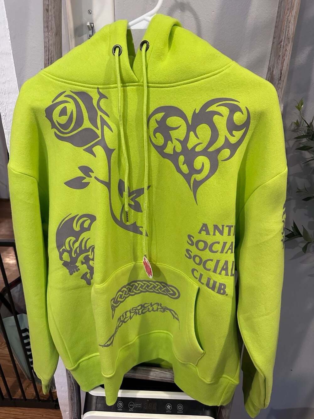 Anti Social Social Club Neon Yellow Hoodie